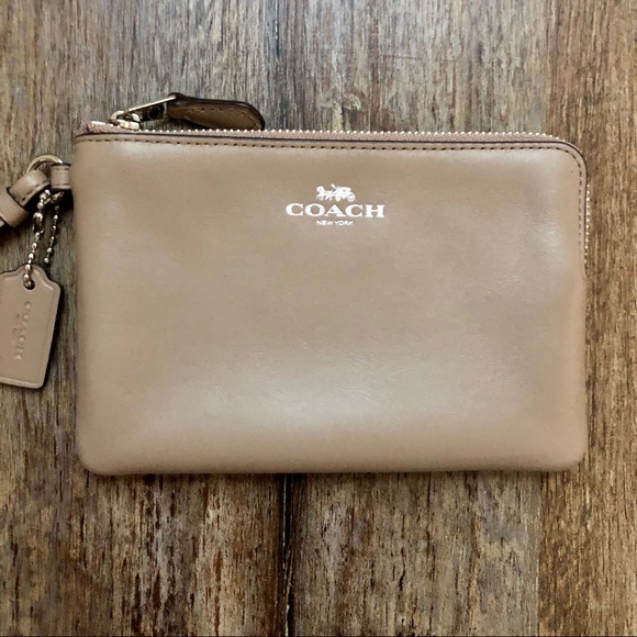 Coach Tan Wristlet - Picture 2 of 4